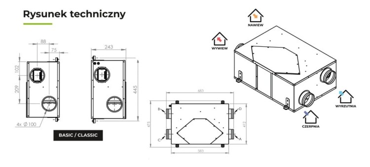Rekuperator heko 250 basic — zdjęcie 9