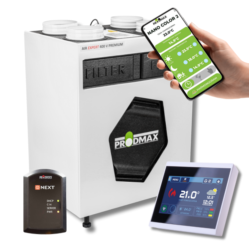 Rekuperator air expert 400 v EPP premium