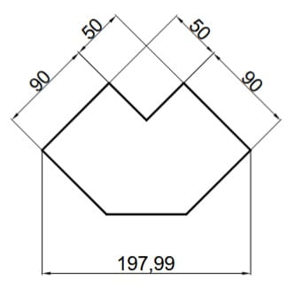 Kolano ocynk 150X50 90ST ściana strop — zdjęcie 4
