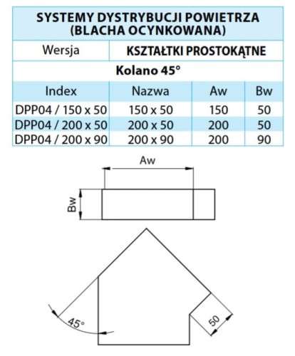 Kolano ocynk 150X50 45ST — zdjęcie 2