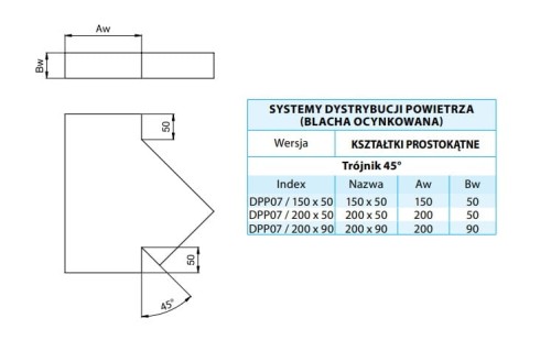 Trójnik ocynk "T" 150X50 45ST — zdjęcie 2