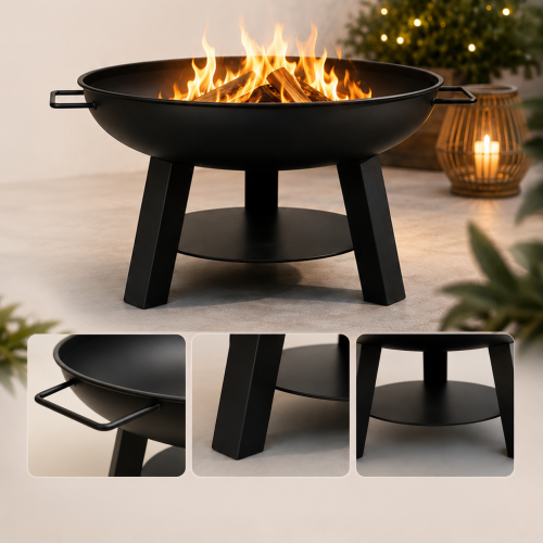 Palenisko ogrodowe FIRE BOWL składane 58cm