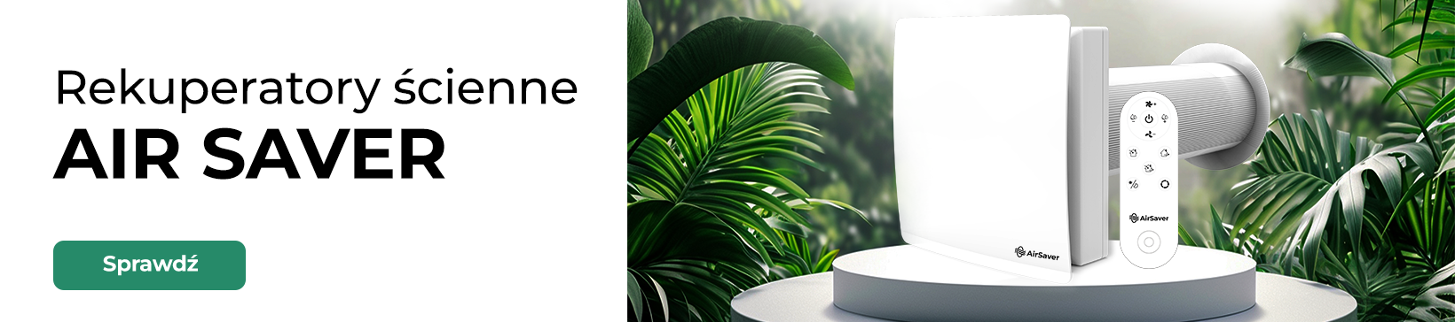 Rekuperatory ścienne PRODMAX AIR SAVER