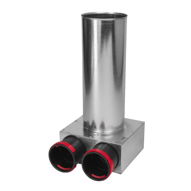 SK SKRZYNKA ROZPRĘŻNA 2X90/125 OC PLASTIKOWY KRÓCIEC