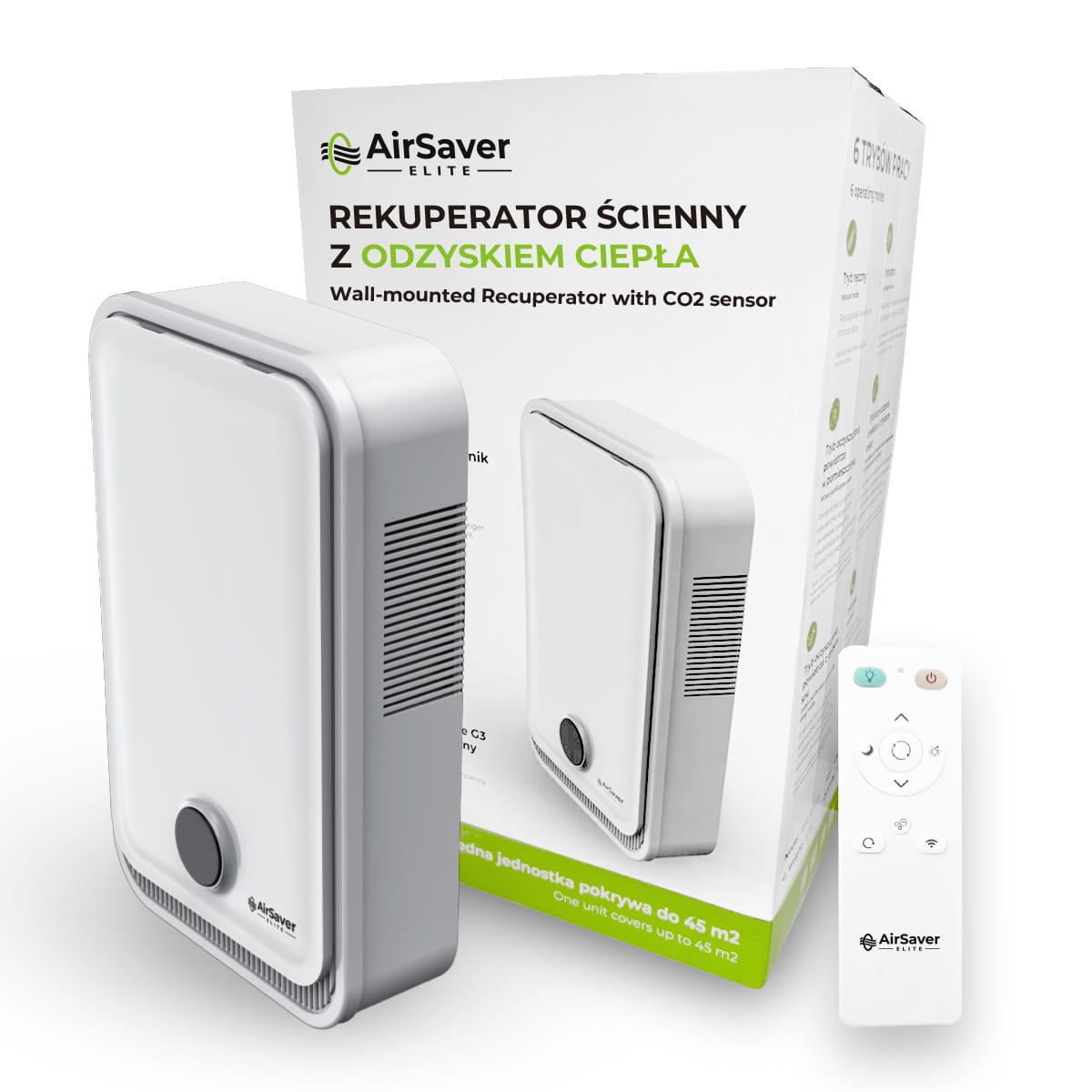 Rekuperator ścienny airsaver elite