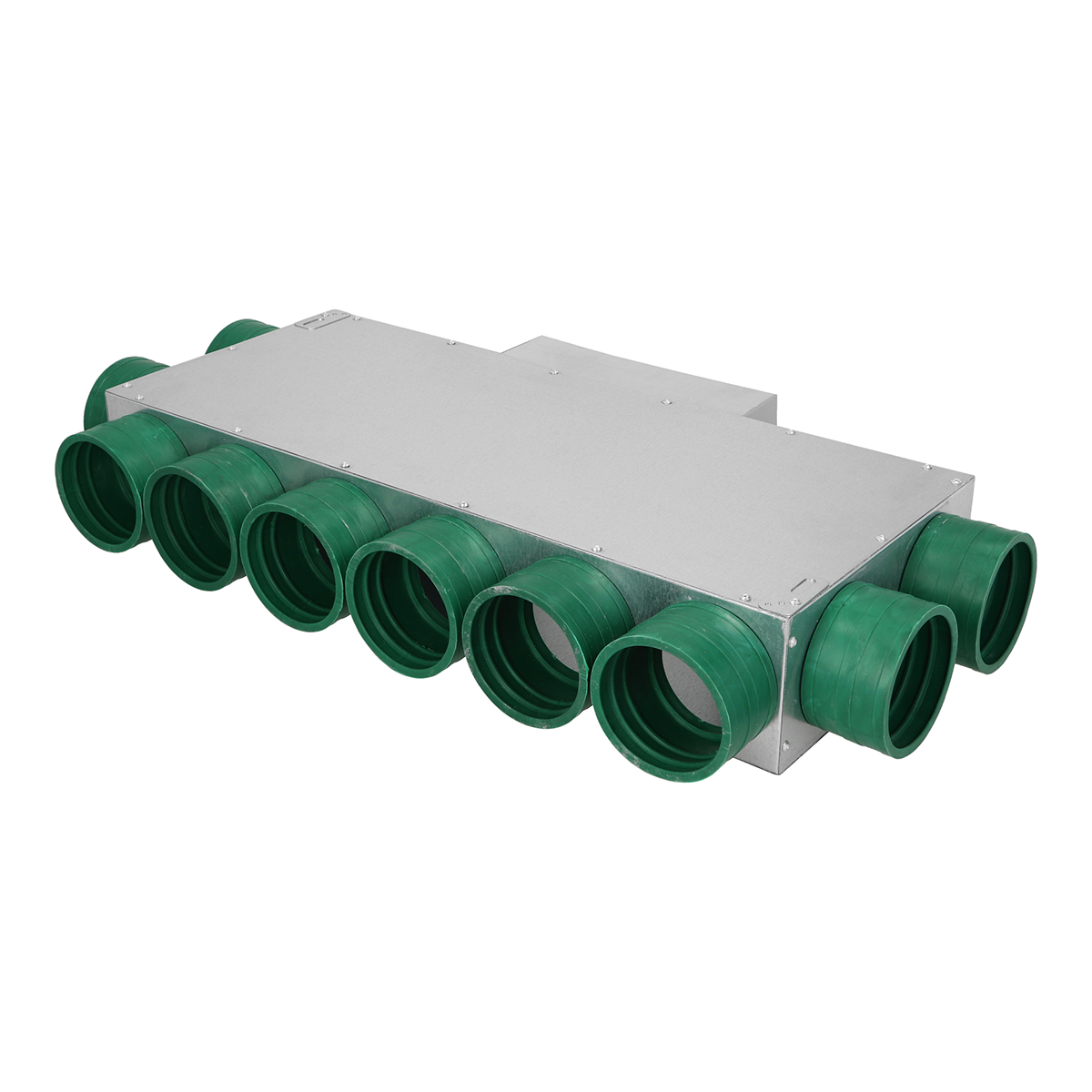 Rozdzielacz płaski z wyj. prostokąt izol 10X75/200X90 OC z króćcem GM
